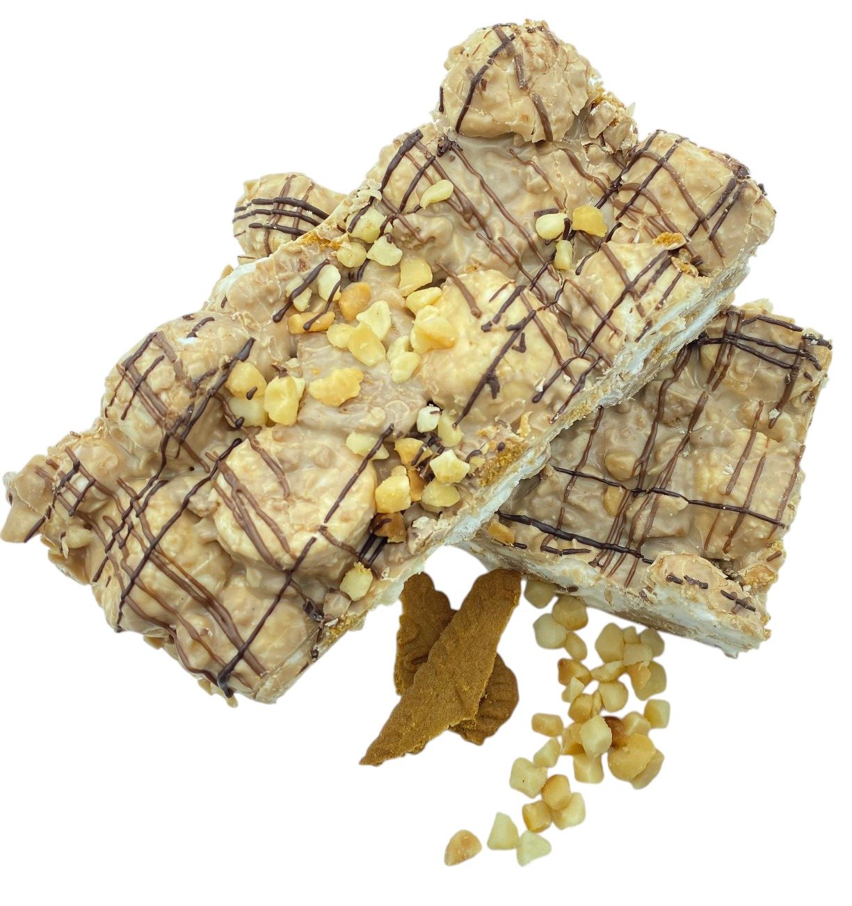 Caramel Macadamia Biscoff Road White 200g